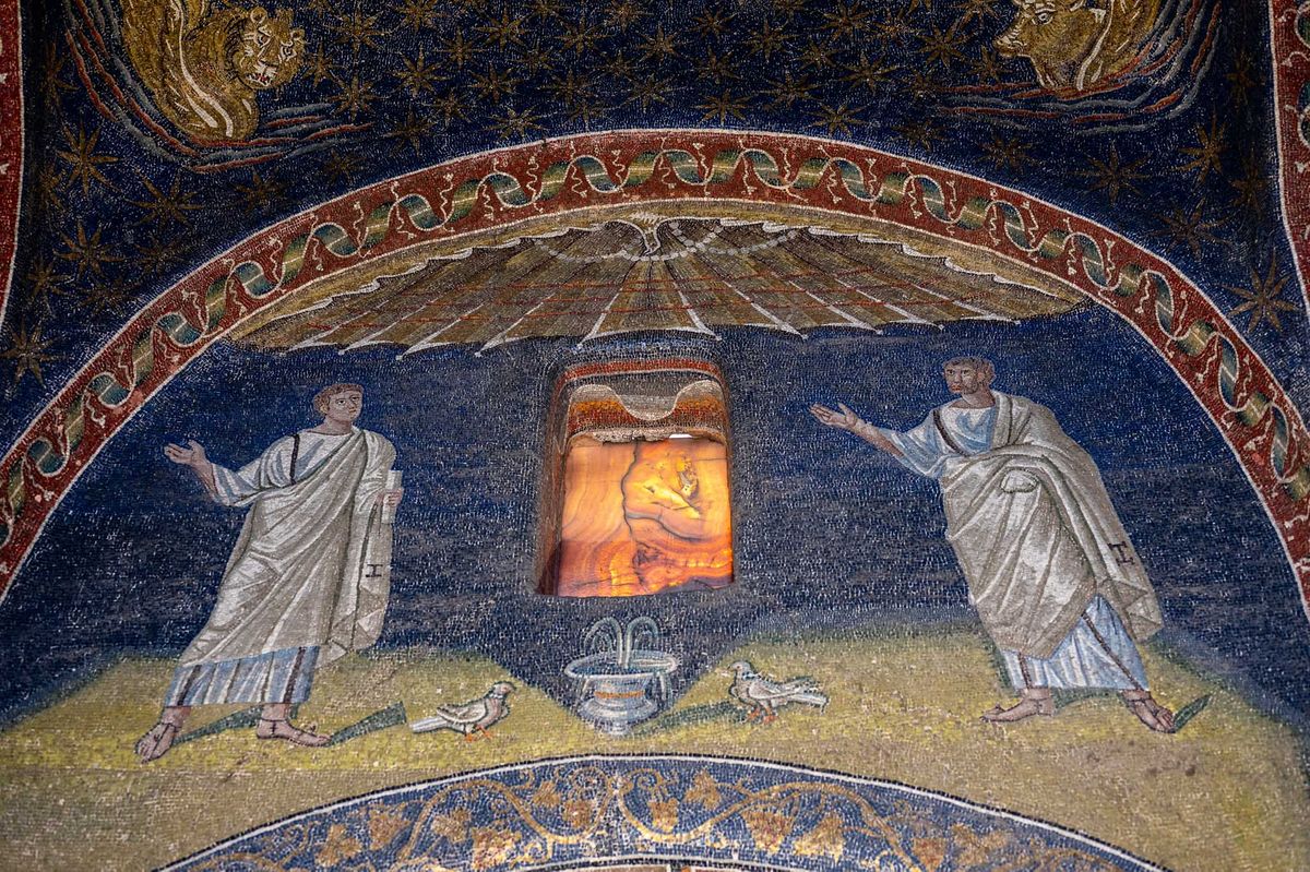 Ravenna - Mausoleum von Galla Placidia, der Schwester von Kaiser Honoriu
