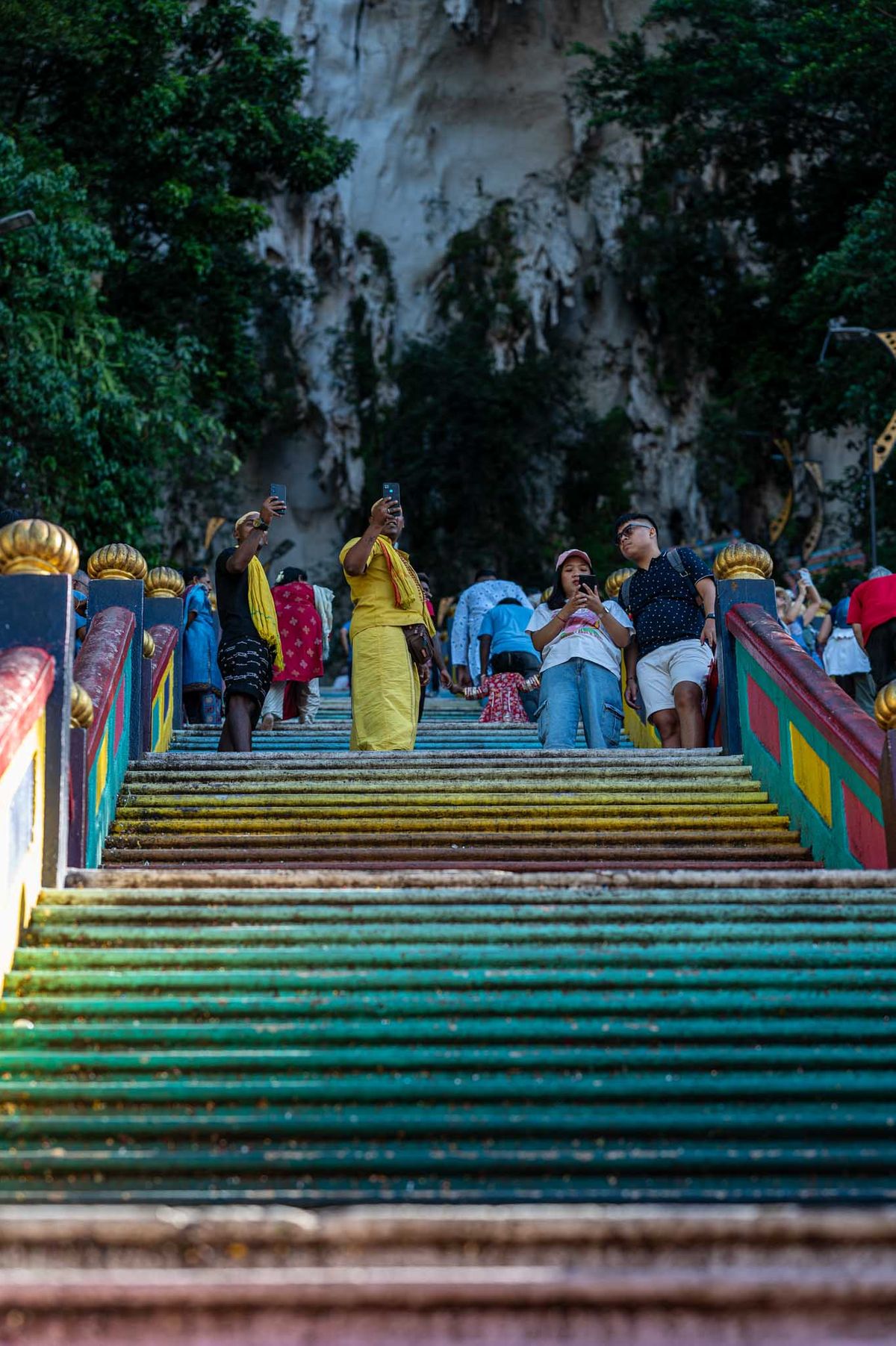 Treppen zu den Batu Caves